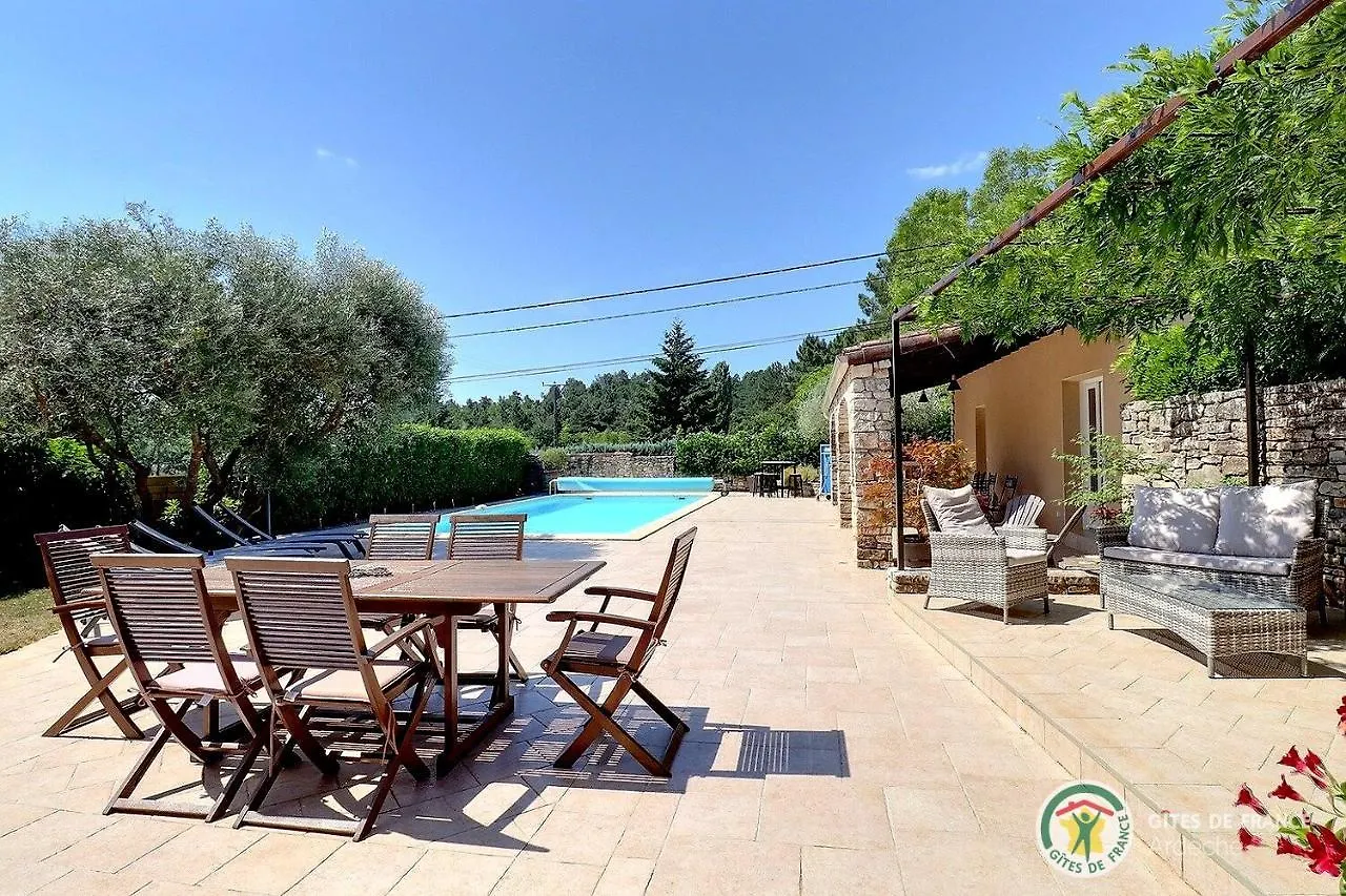 Villa L'Opaline 10 Pers Piscine Privee Chauffee Animaux Admis Wifi Salavas France